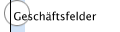 Gesch&auml;ftsfelder